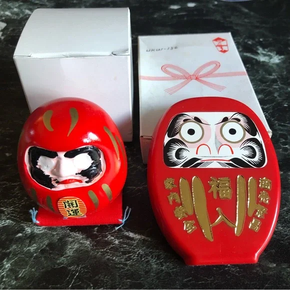 Set of Mini Daruma Doll & Bottle Opener with Refrigerator Magnet - Picture 16 of 16